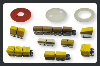 Pipe Extruder Pad Rubbers